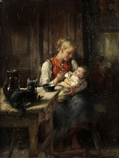 Sibling Love by Otto Piltz